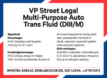 Last inn bildet i Galleri-visningsprogrammet, VP Street Legal Multi-Purpose ATF Dextron III, qts