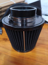 Last inn bildet i Galleri-visningsprogrammet, Luftfilter, High-Flow, universal, 3" (76mm), svart