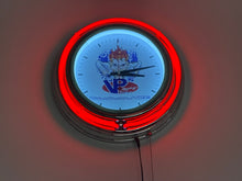 Last inn bildet i Galleri-visningsprogrammet, VP Racing Mad Scientist Rød Neon Vegg Klokke