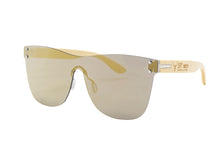 Last inn bildet i Galleri-visningsprogrammet, 59 North Wheels frameless solbriller med gull/svart glass