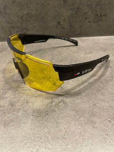 59 North Wheels solbriller speed svart ramme med gult glass